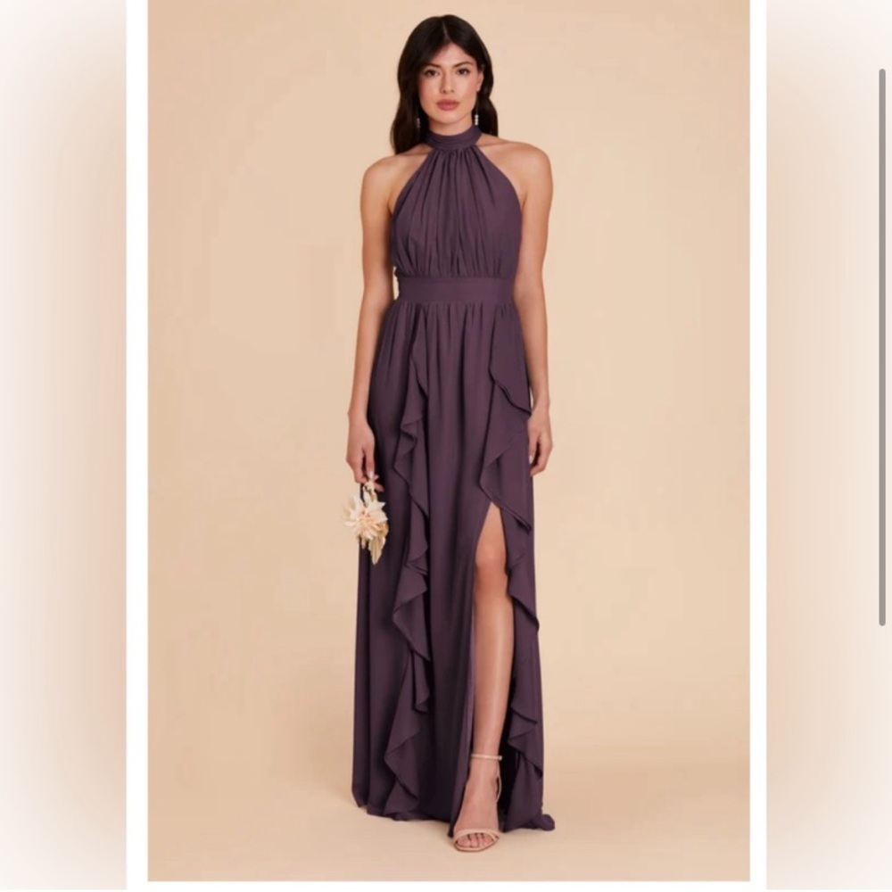 Birdy Grey Joyce Chiffon Large Plum Dress Wedding Prom Homecoming